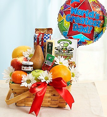 Fruit and Gourmet Basket for Dad