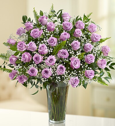 Ultimate Elegance&amp;trade;  Long Stem Purple Roses