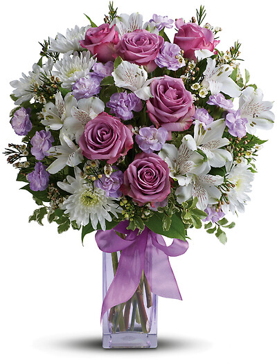 Teleflora&#039;s Lavender Laughter Bouquet